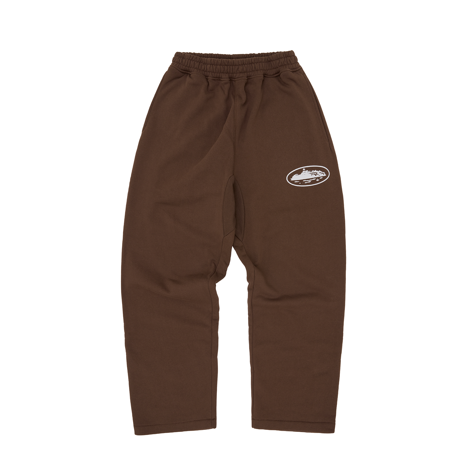 ISLAND PUFF PRINT OPEN HEM SWEATPANT [BROWN] CRTZRTW