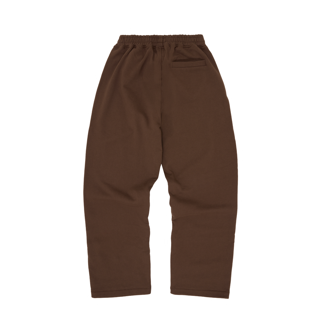 ISLAND PUFF PRINT OPEN HEM SWEATPANT [BROWN] CRTZRTW