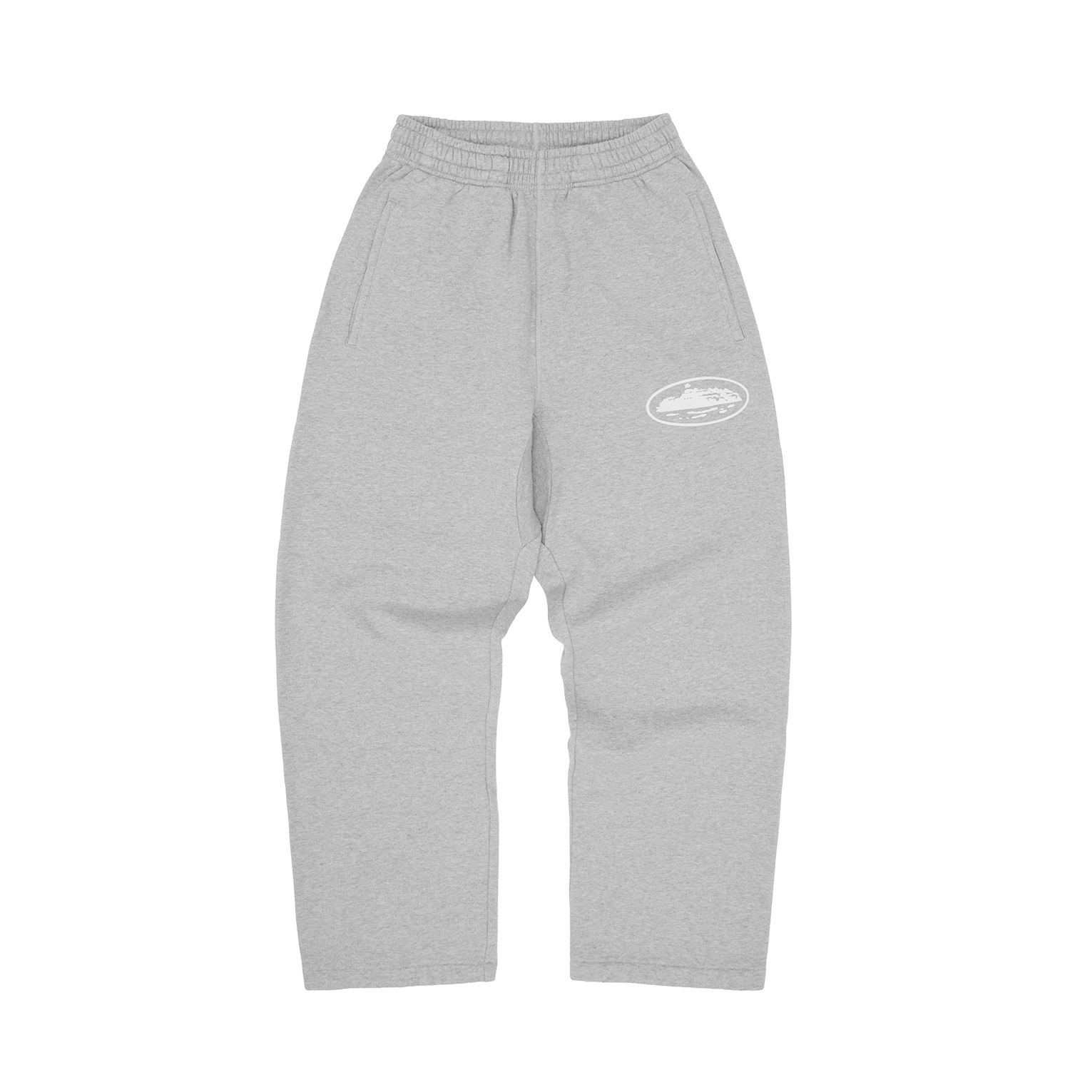 ISLAND PUFF PRINT OPEN HEM SWEATPANT [HEATHER GREY] CRTZRTW