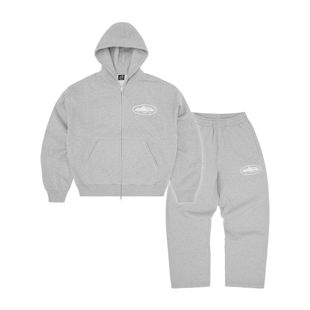 ISLAND PUFF PRINT TRACKSUIT [HEATHER GREY] CRTZRTW