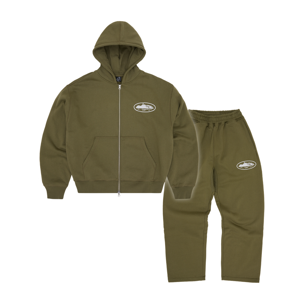 ISLAND PUFF PRINT TRACKSUIT [OLIVE] CRTZRTW