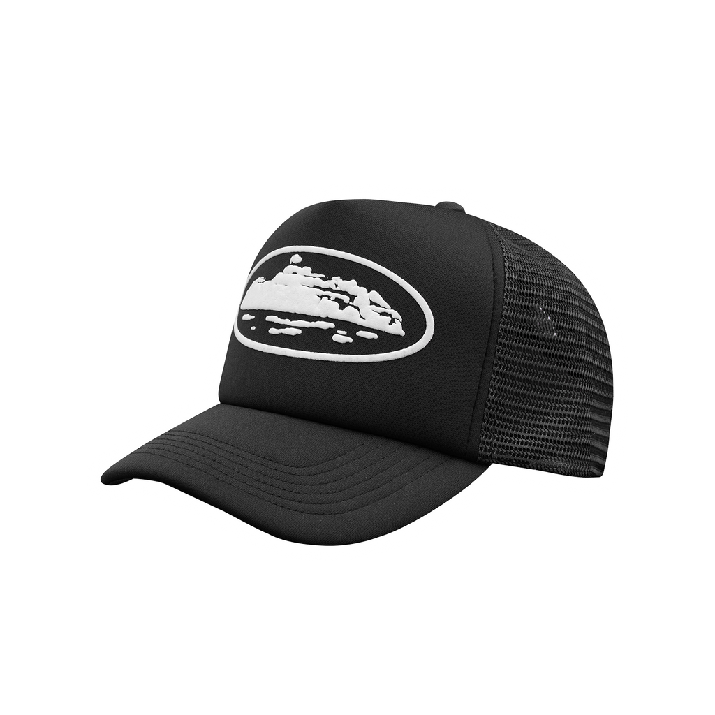 ISLAND PUFF PRINT TRUCKER HAT [BLACK] CRTZRTW