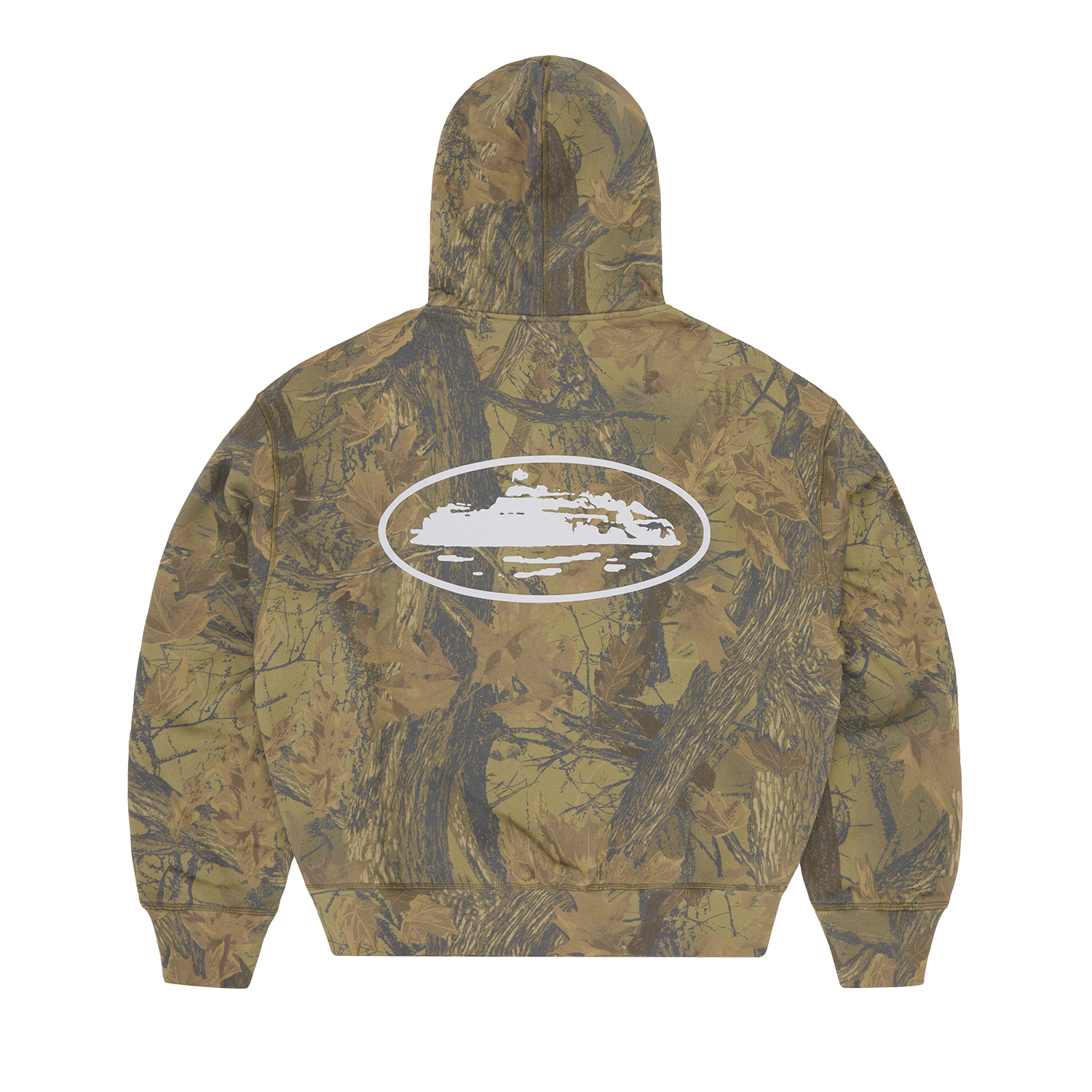 ISLAND PUFF PRINT ZIP HOODIE [FOREST CAMO] CRTZRTW