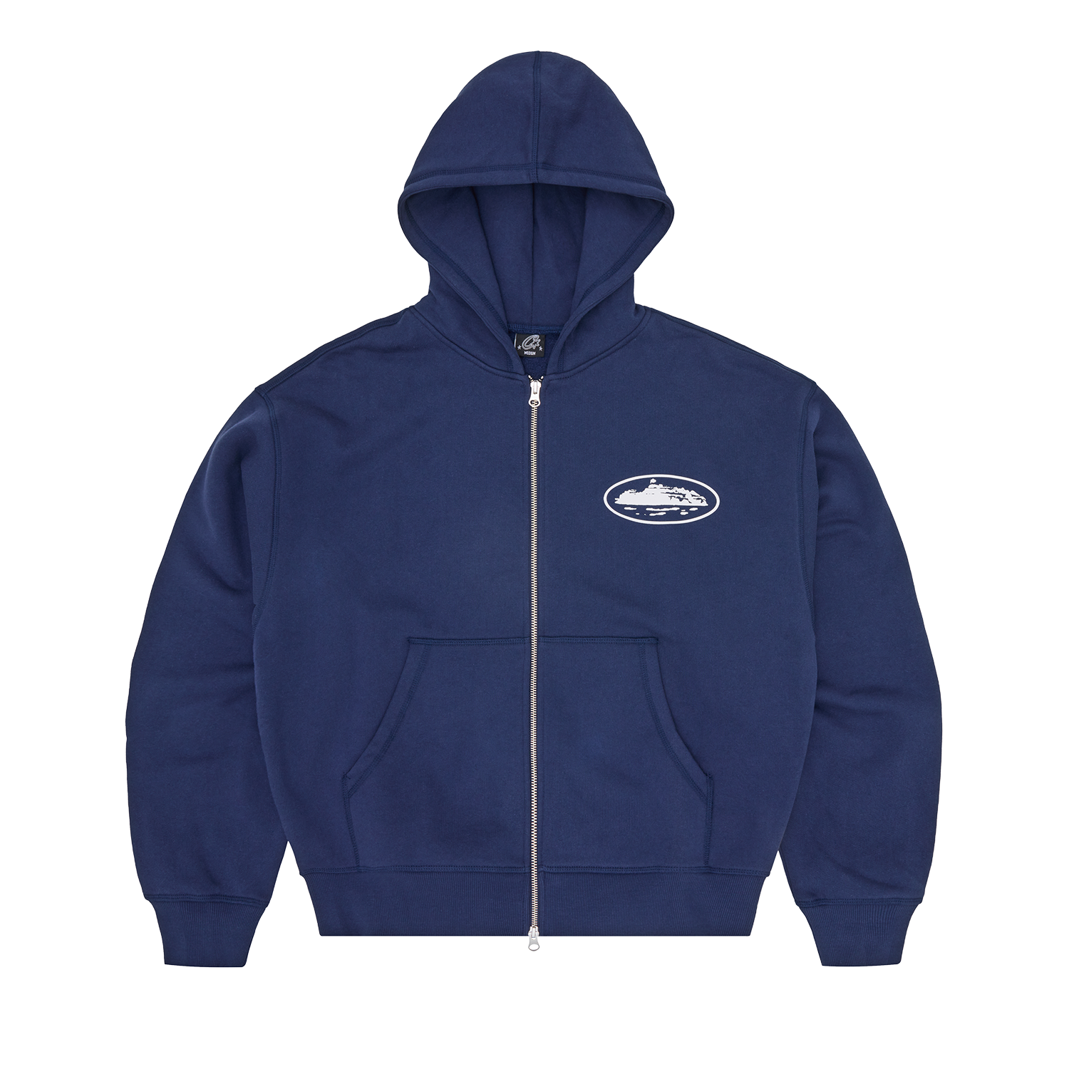 Corteiz ISLAND PUFF PRINT ZIP HOODIE [NAVY] CRTZRTW