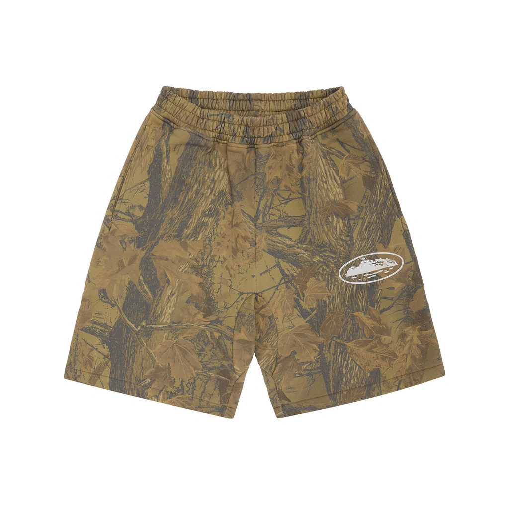 ISLAND PUFF PRINT SWEATSHORT [FOREST CAMO] CRTZRTW