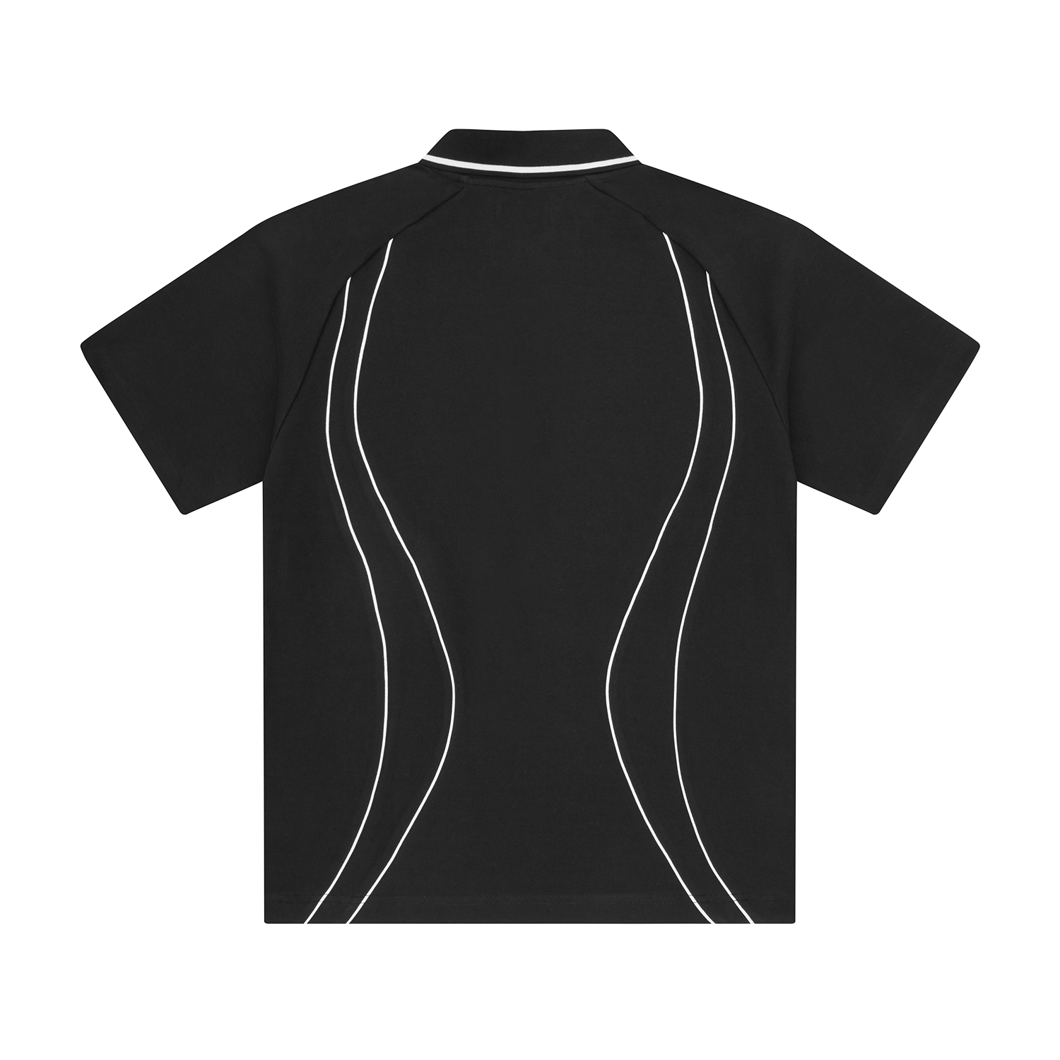 ISLAND PIQUE POLO SHIRT [BLACK] CRTZRTW
