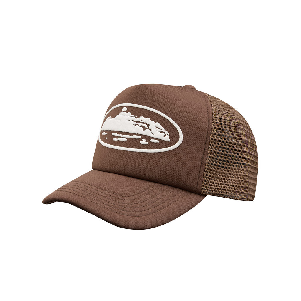 ISLAND PUFF PRINT TRUCKER HAT [BROWN] CRTZRTW