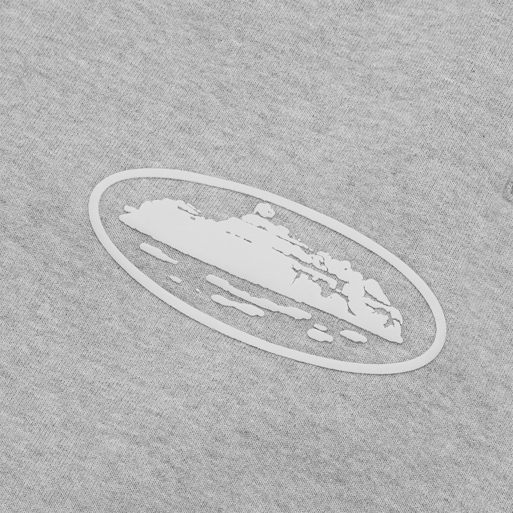 ISLAND PUFF PRINT OPEN HEM SWEATPANT [HEATHER GREY] CRTZRTW