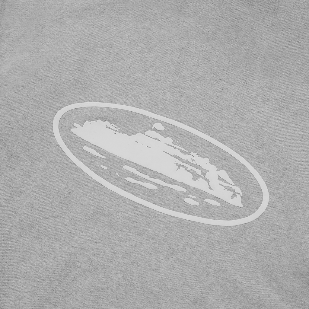 Corteiz ISLAND PUFF PRINT ZIP HOODIE [HEATHER GREY] CRTZRTW
