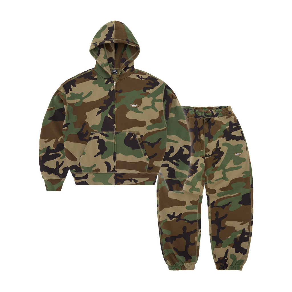 MINI ISLAND HOODIE TRACKSUIT [WOODLAND CAMO] CRTZRTW
