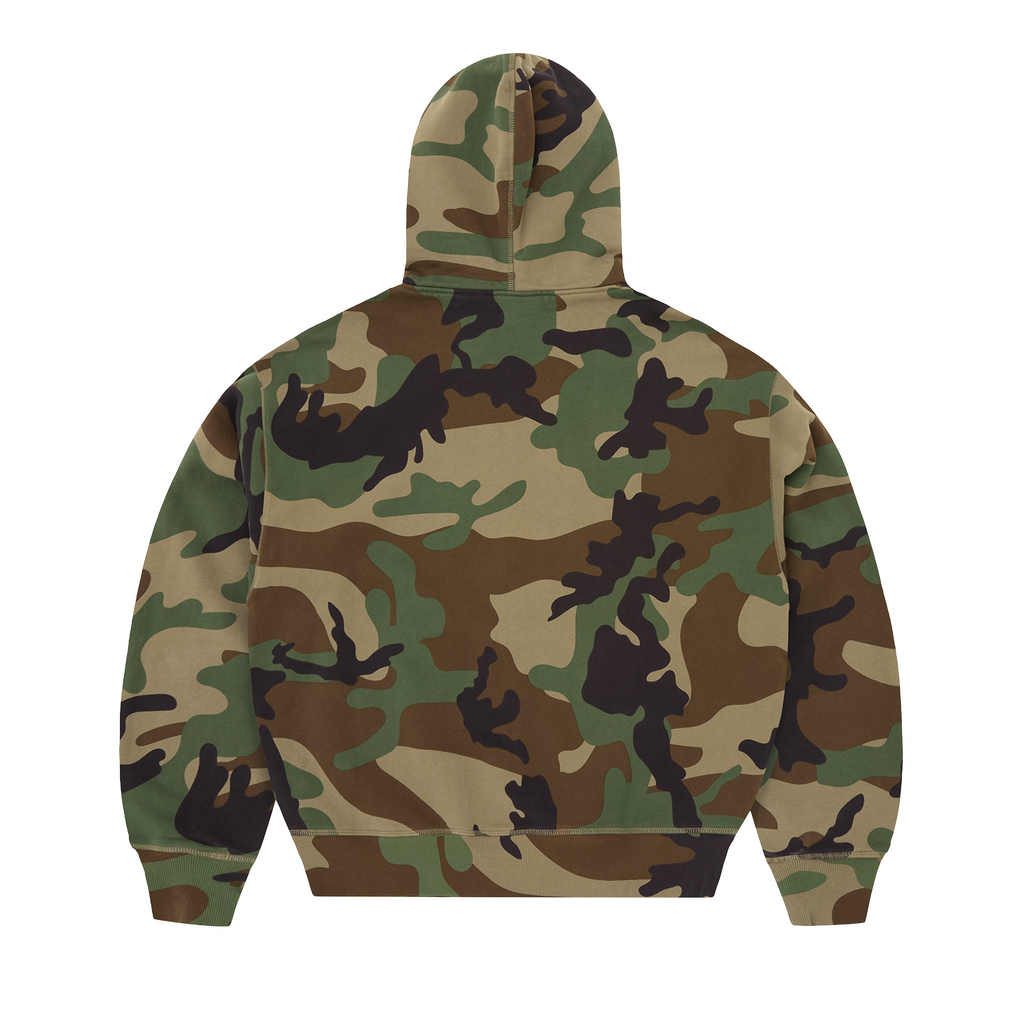 MINI ISLAND ZIP HOODIE [WOODLAND CAMO] CRTZRTW
