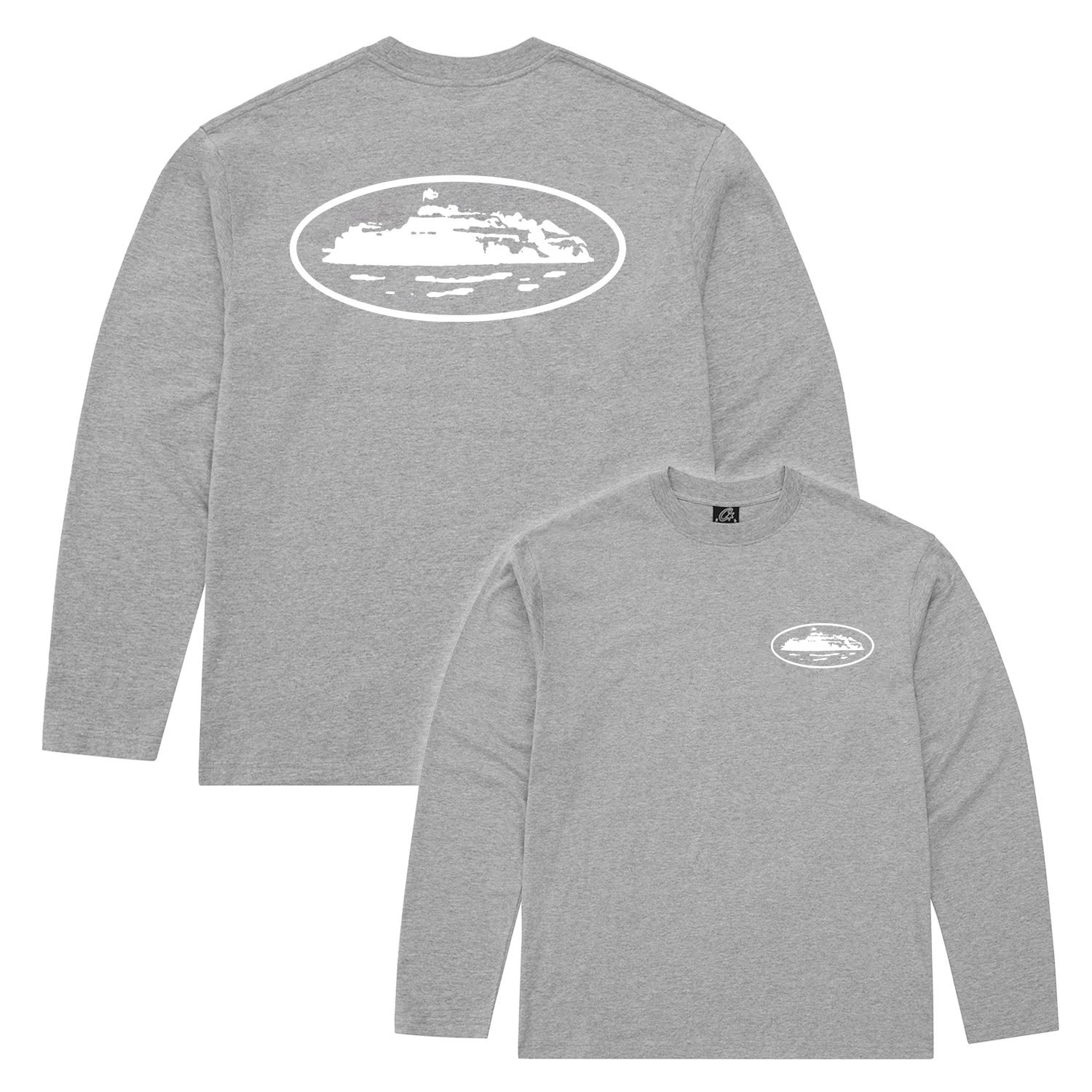 OG ISLAND LS TEE [HEATHER GREY] CRTZRTW