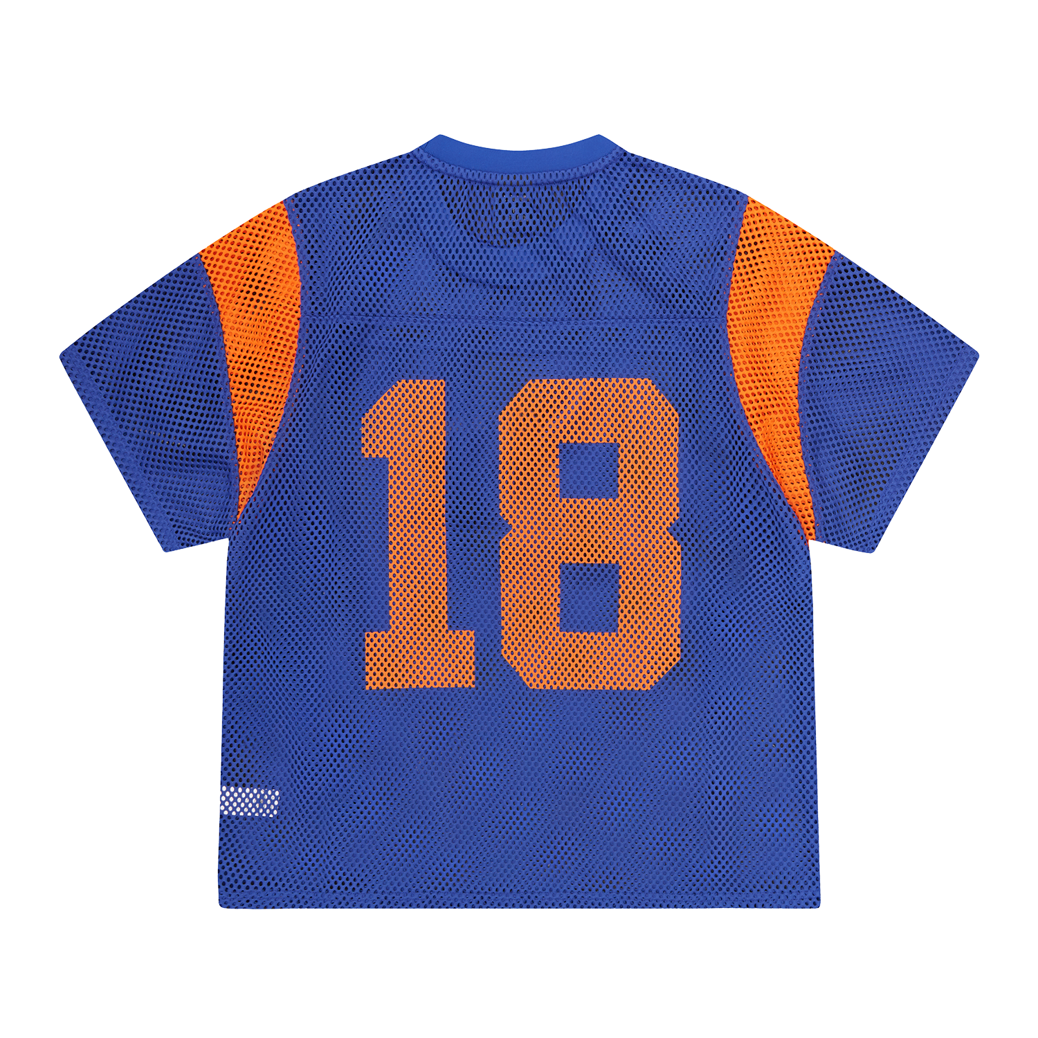 Corteiz OPEN MESH PANEL JERSEY [BLUE/ORANGE] CRTZRTW