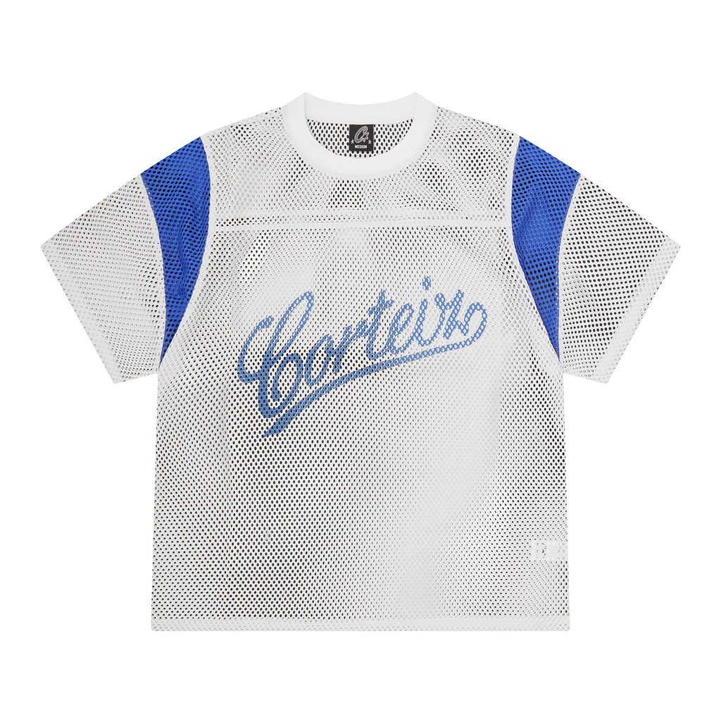 OPEN MESH PANEL JERSEY [WHITE/BLUE] CRTZRTW