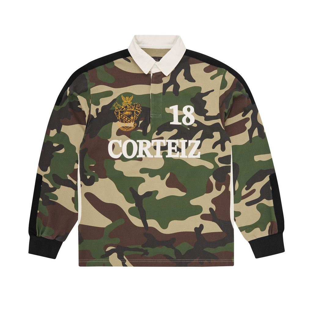 PANELLED RUGBY [WOODLAND CAMO] CRTZRTW