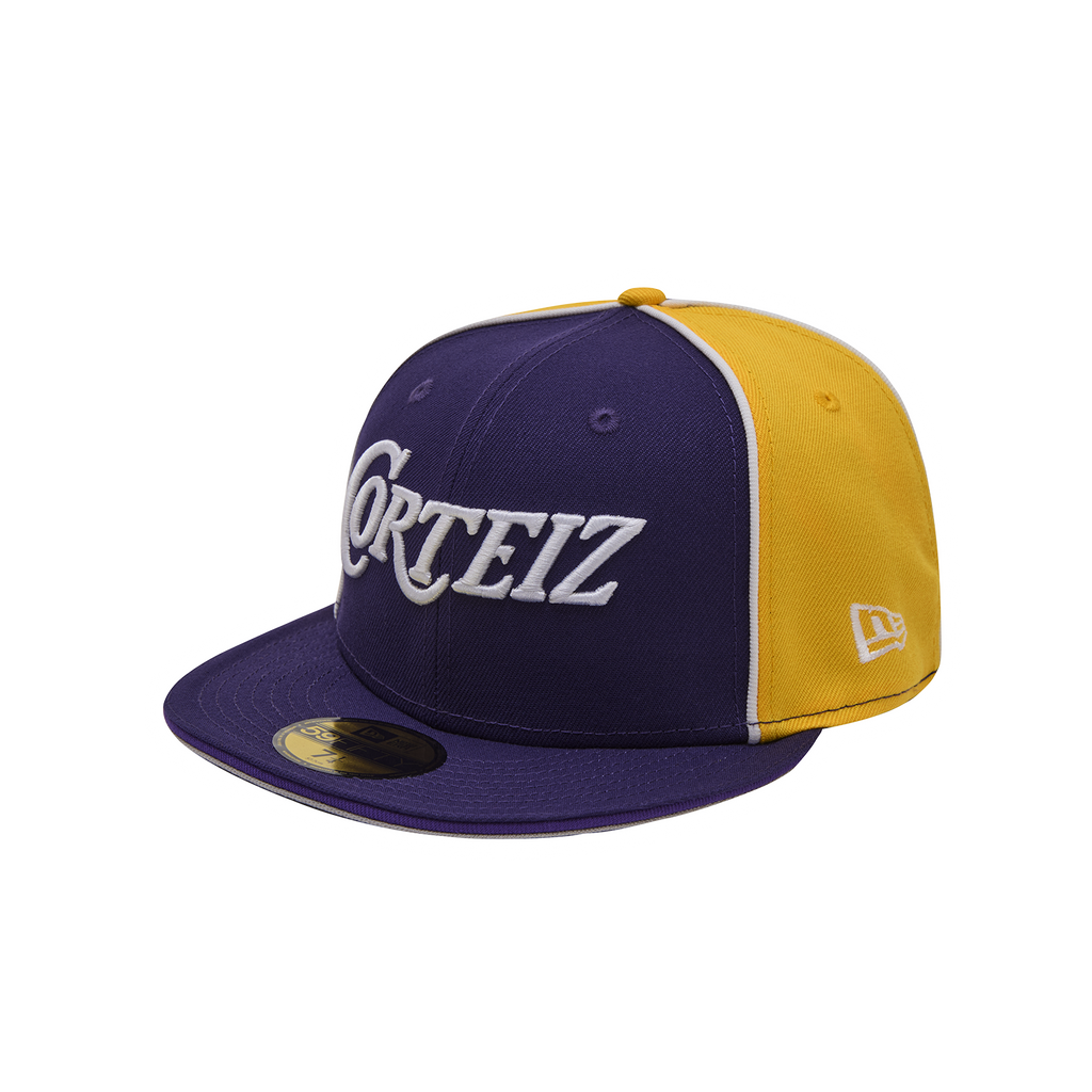 PIRATE RADIO NEW ERA FITTED CAP [PURPLE/GOLD] CRTZRTW