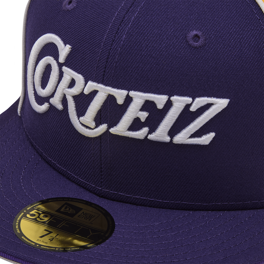 PIRATE RADIO NEW ERA FITTED CAP [PURPLE/GOLD] CRTZRTW