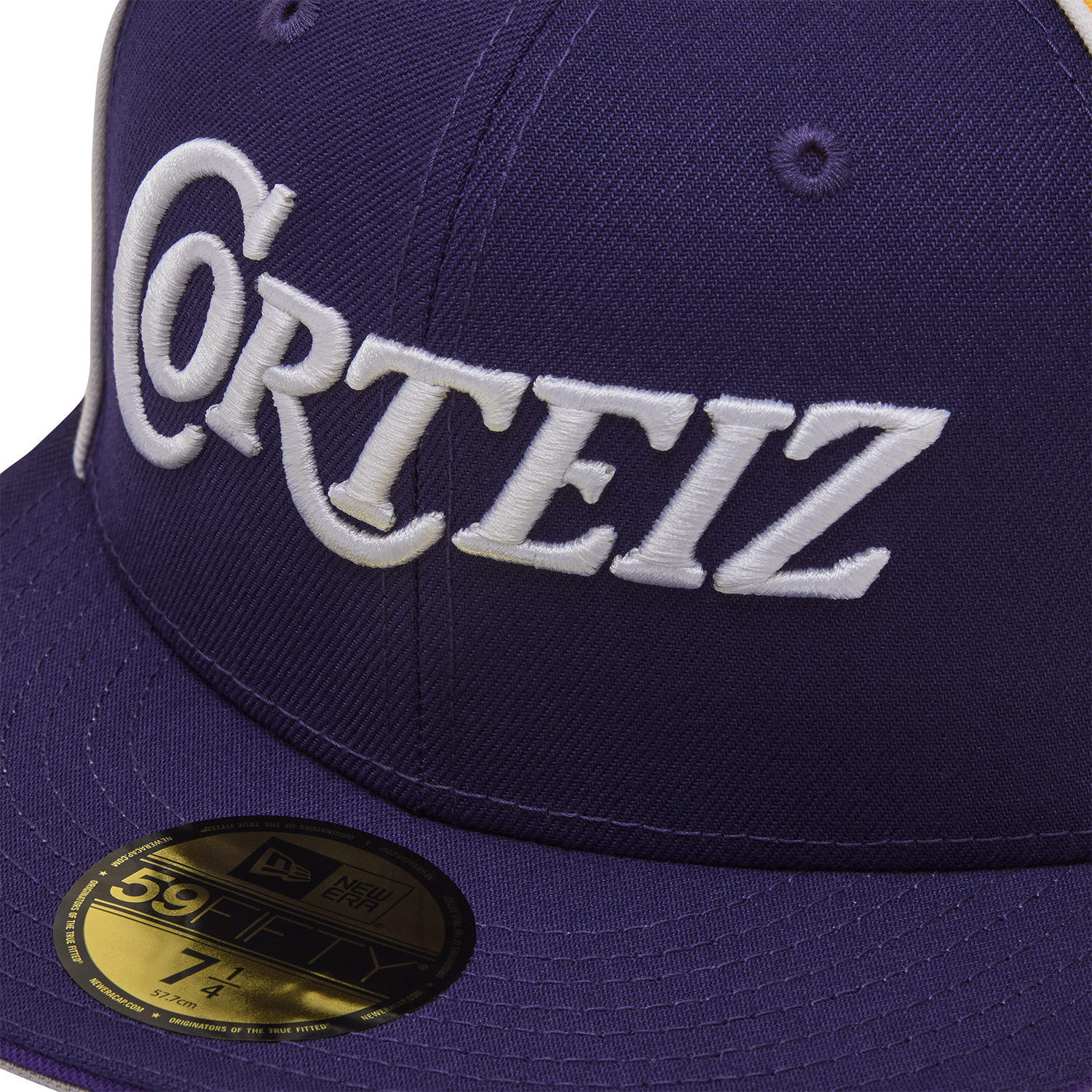 PIRATE RADIO NEW ERA FITTED CAP [PURPLE/GOLD] CRTZRTW