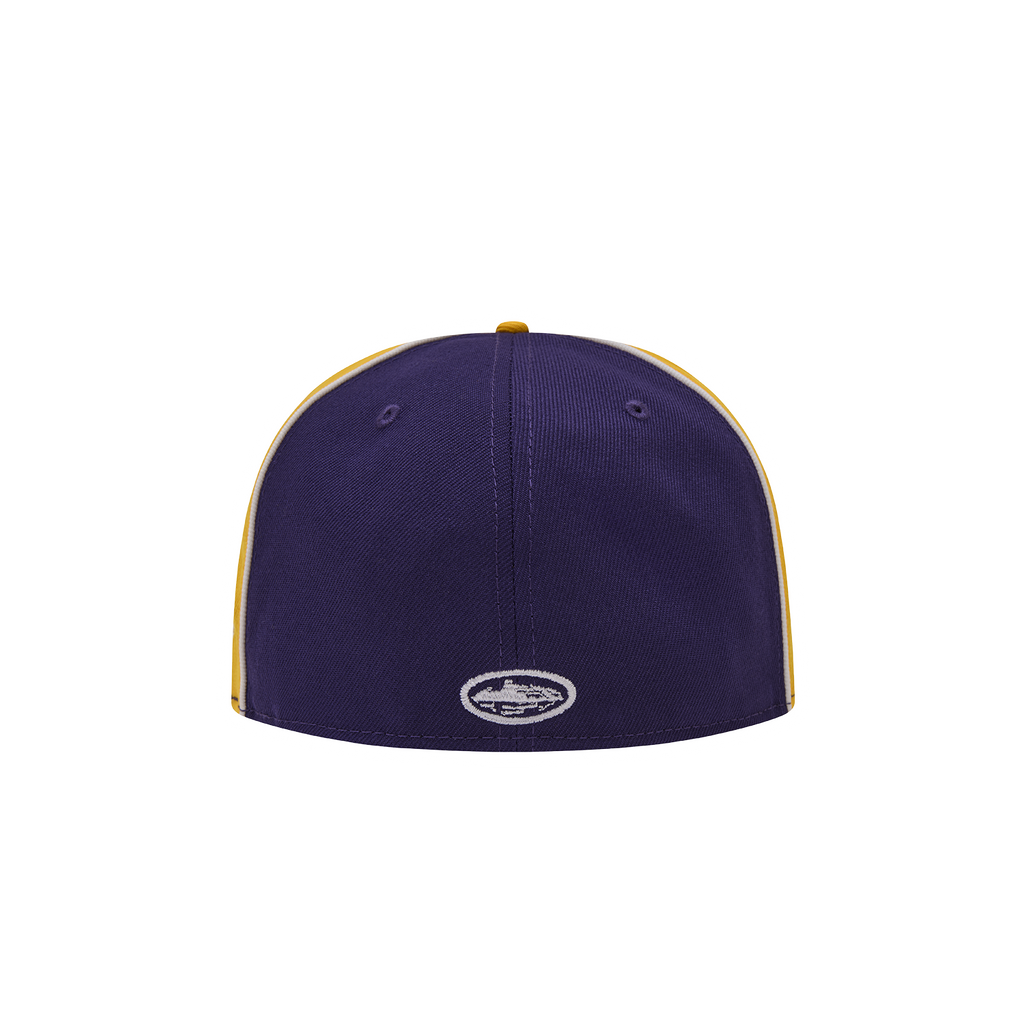 PIRATE RADIO NEW ERA FITTED CAP [PURPLE/GOLD] CRTZRTW