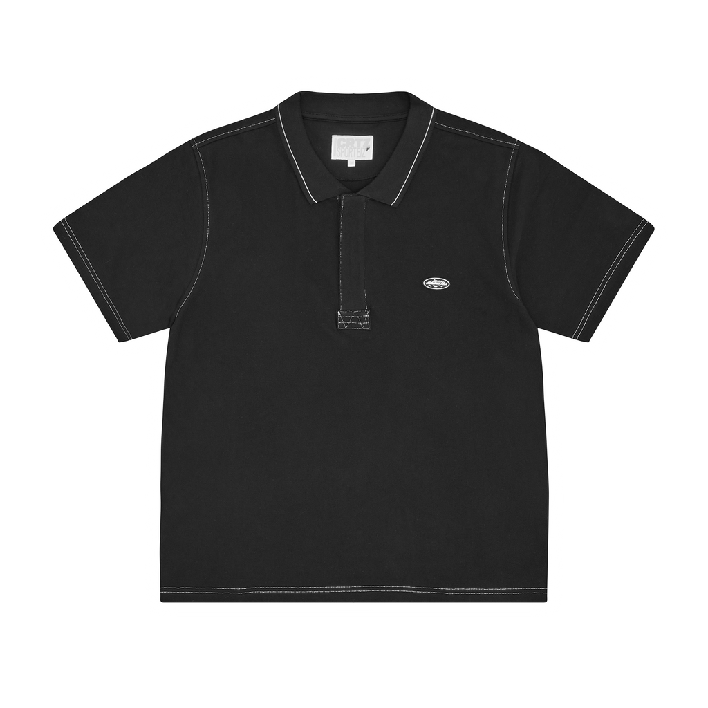 ISLAND POLO SHIRT [BLACK] CRTZRTW