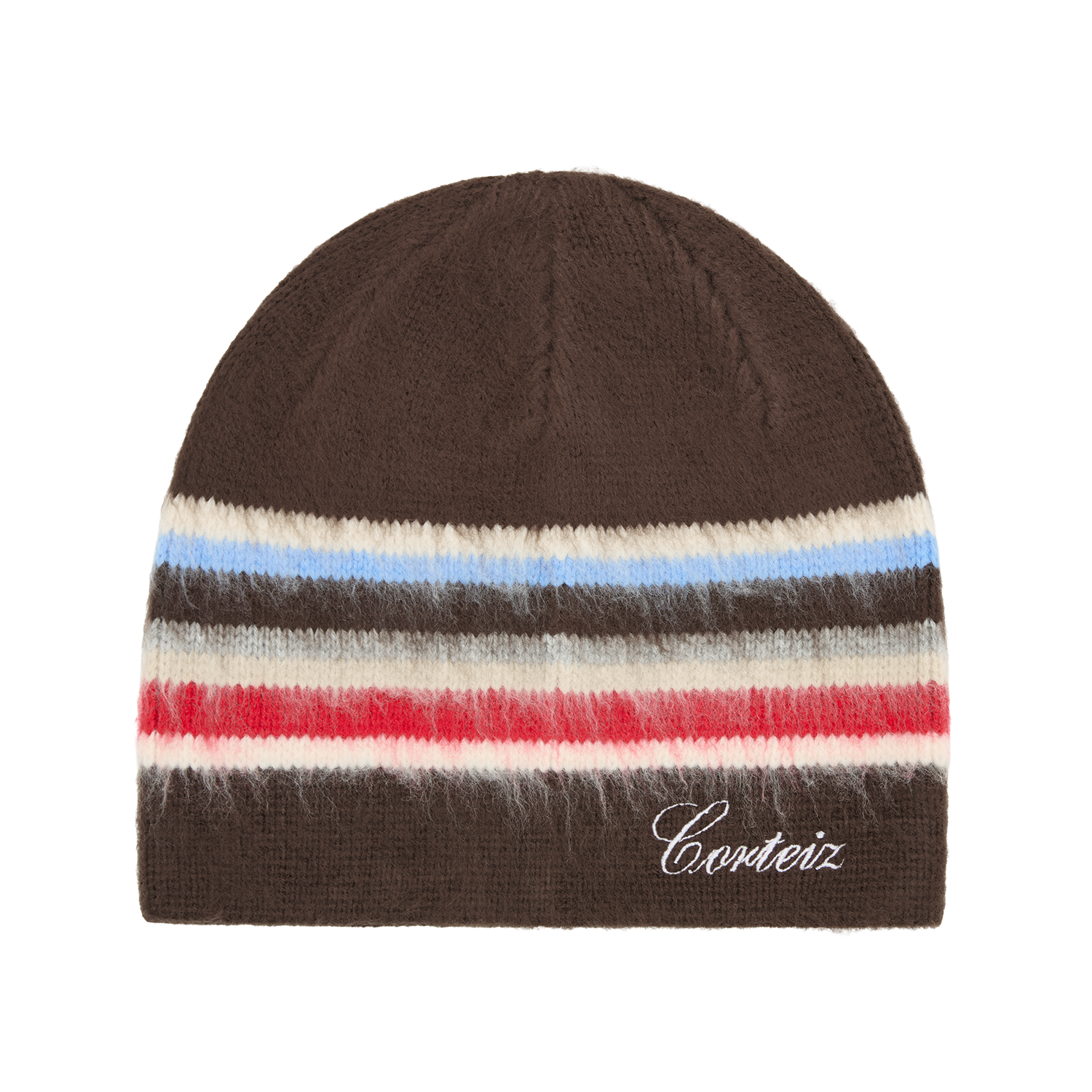 MULTI STRIPE KNIT BEANIE [BROWN] CRTZRTW