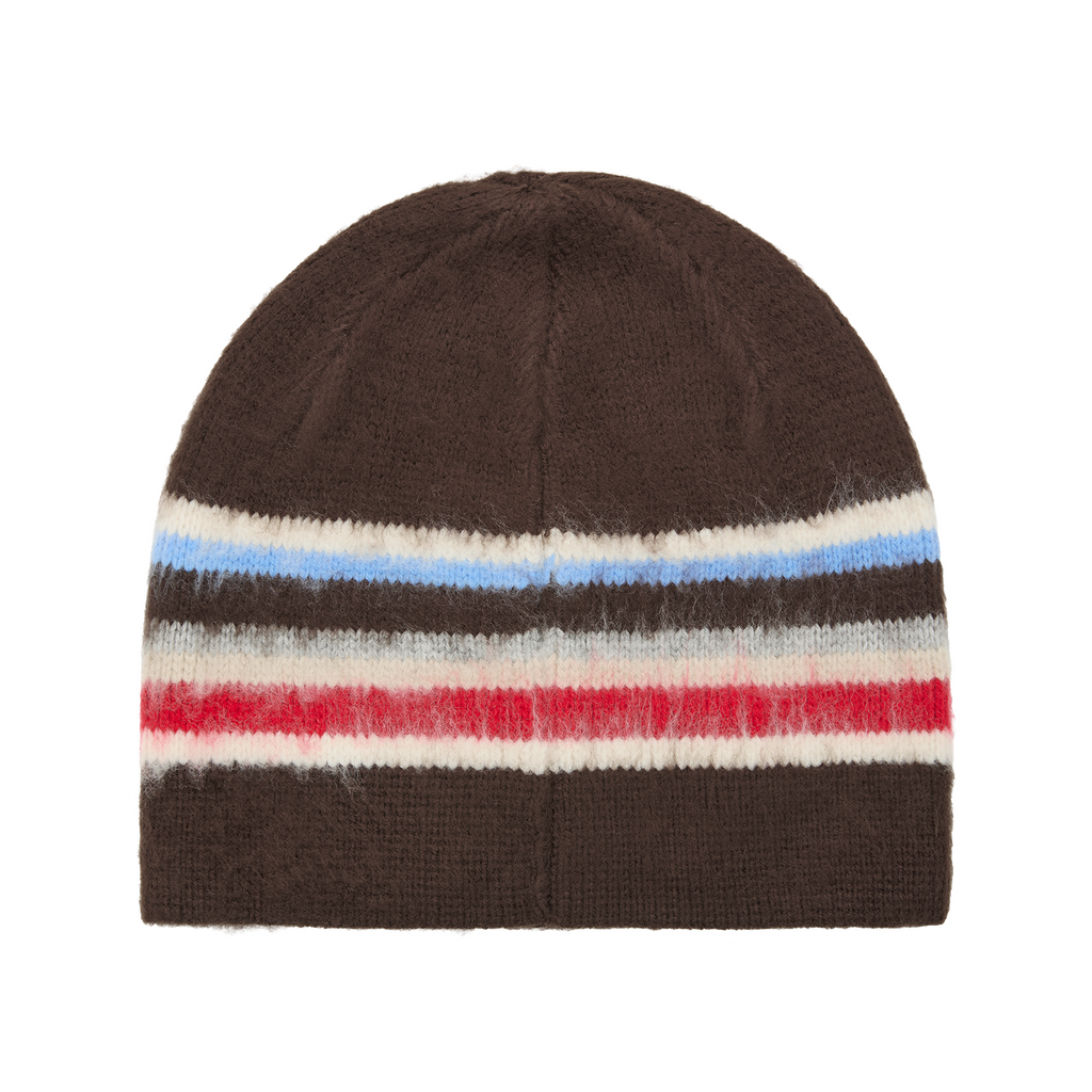 MULTI STRIPE KNIT BEANIE [BROWN] CRTZRTW