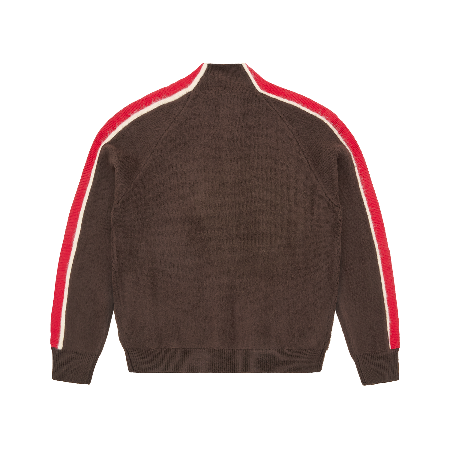 MULTI STRIPE KNIT ZIP UP [BROWN] CRTZRTW