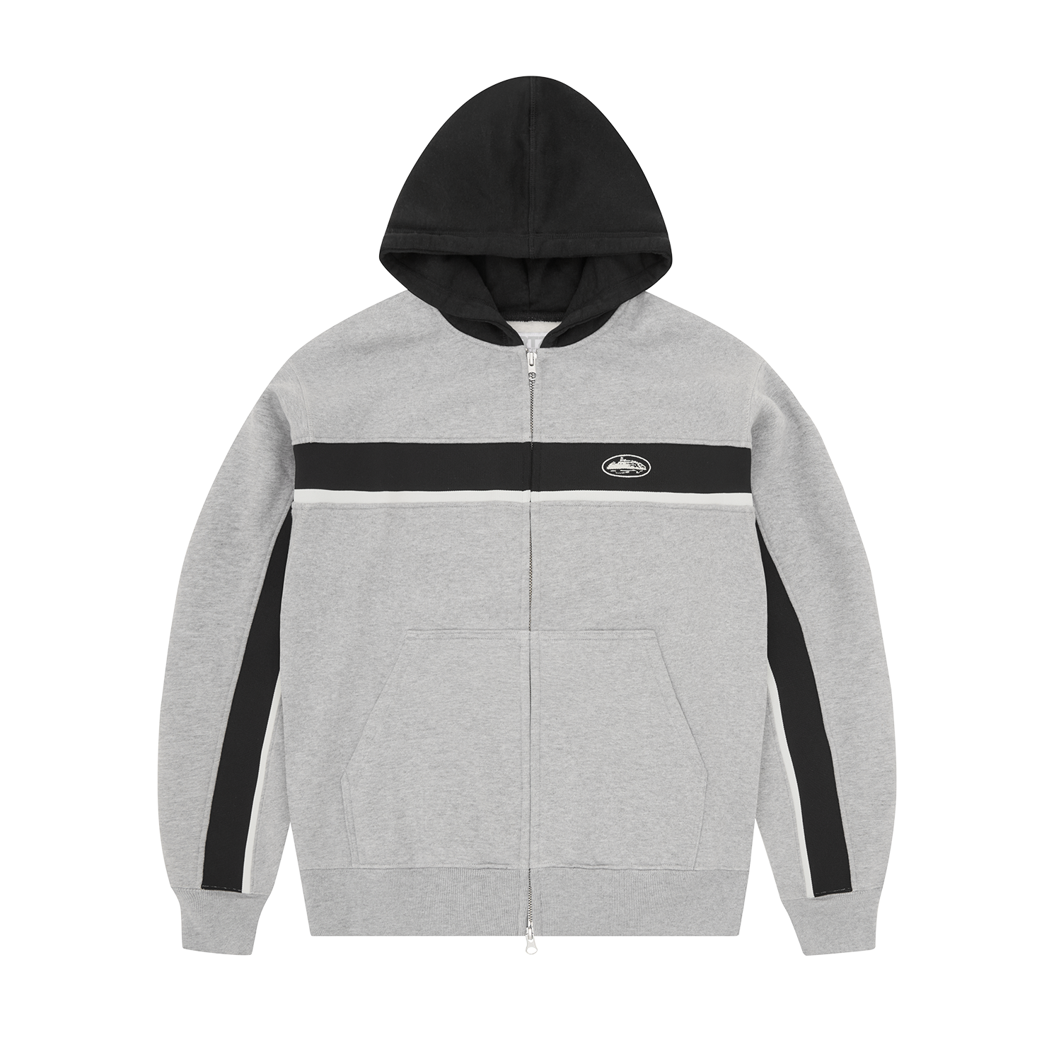 RIBBED SPORTEIZ ZIP HOODIE [HEATHER GREY] CRTZRTW