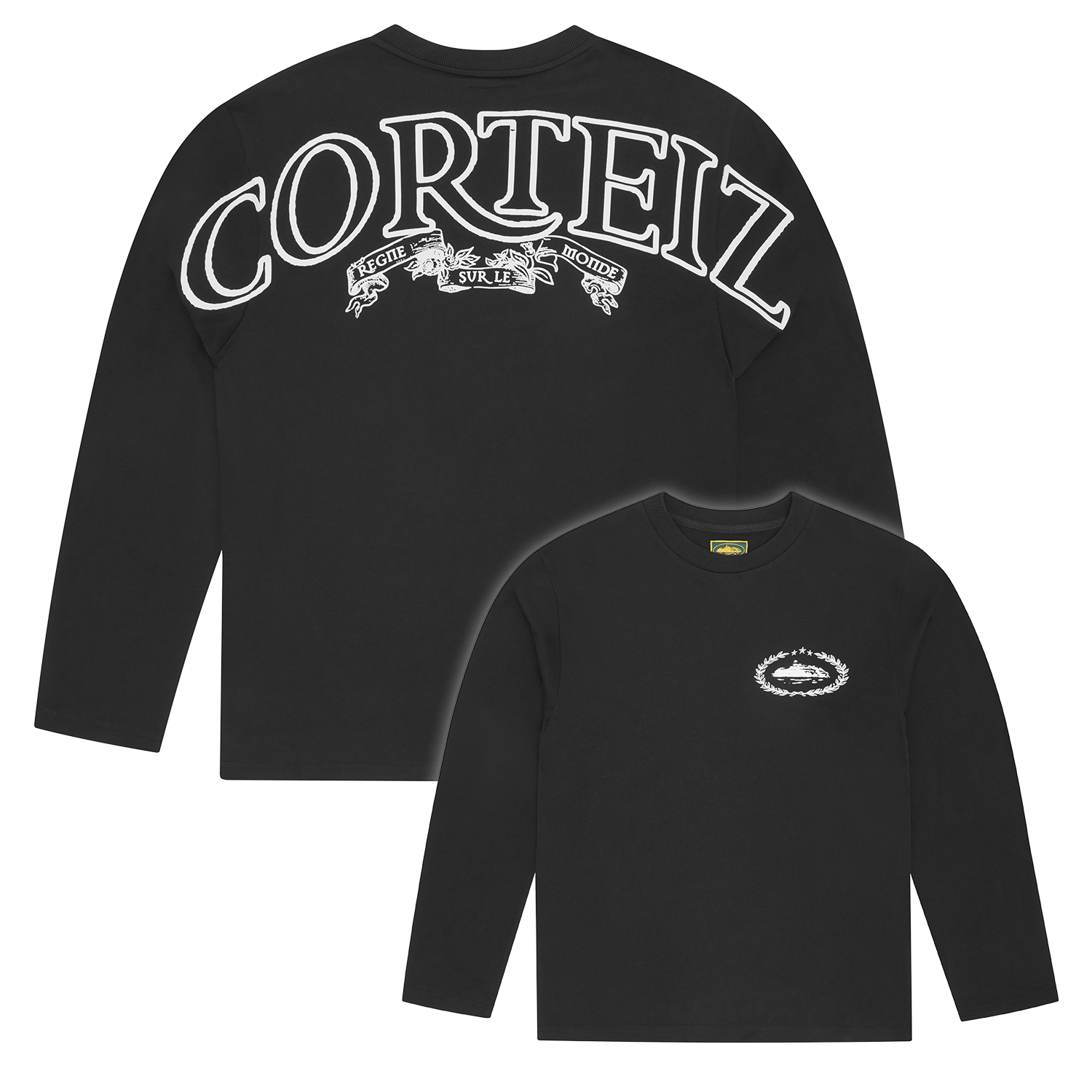 ROYALE HEAVYWEIGHT TEE LS [BLACK] CRTZRTW
