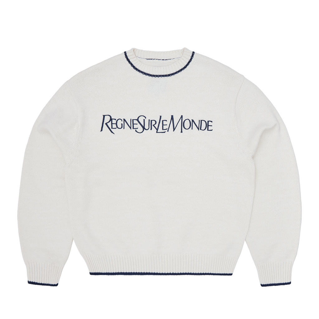 RSLM KNIT CREWNECK [CREAM] CRTZRTW