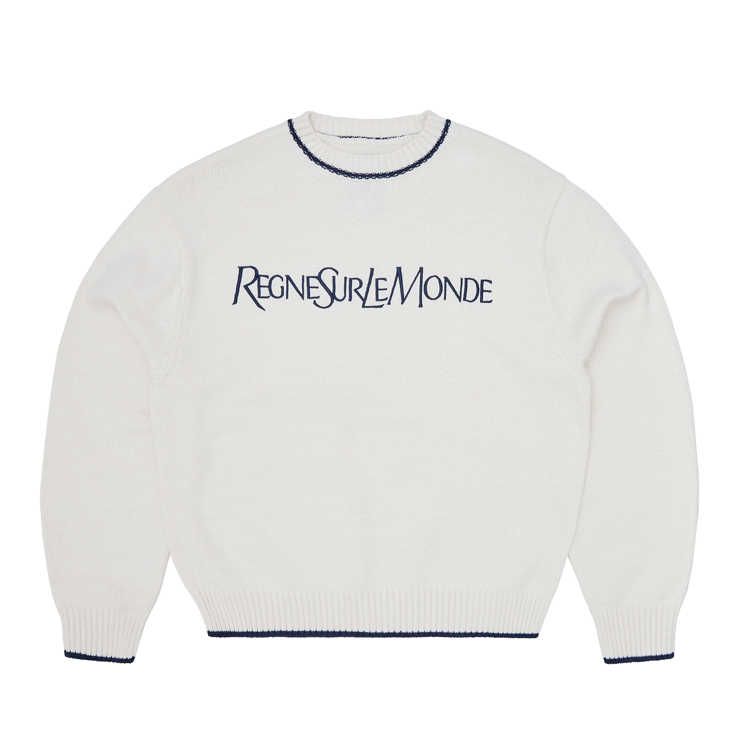 RSLM KNIT CREWNECK [CREAM] CRTZRTW
