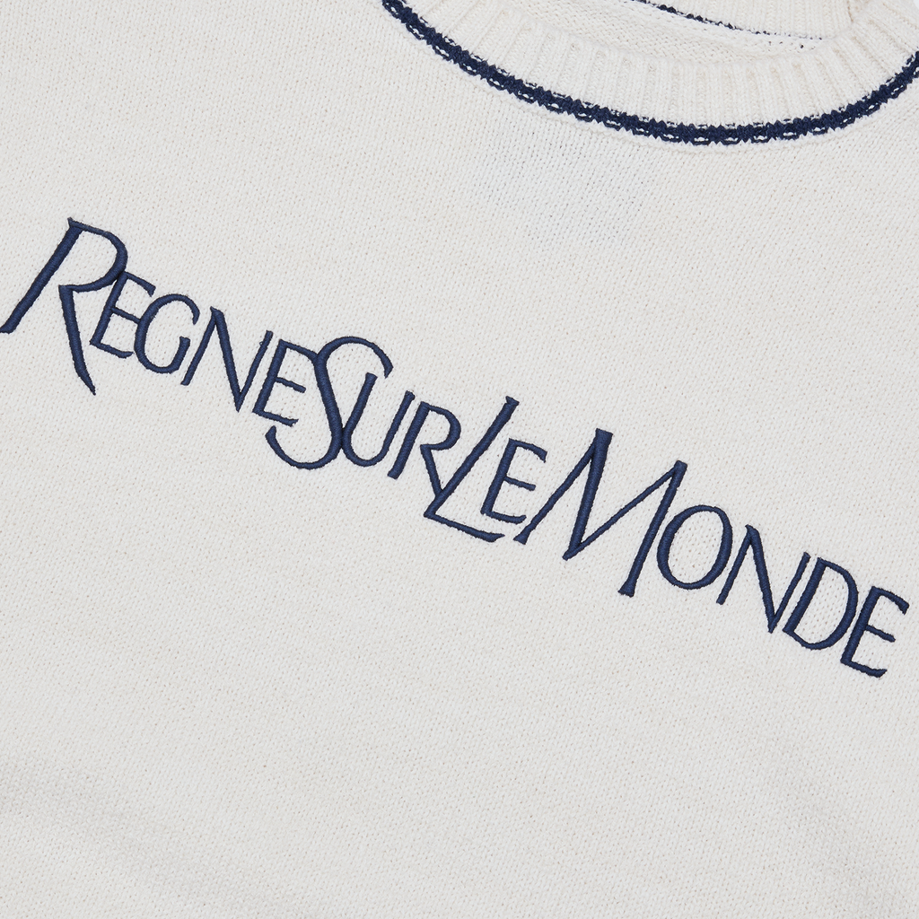 RSLM KNIT CREWNECK [CREAM] CRTZRTW