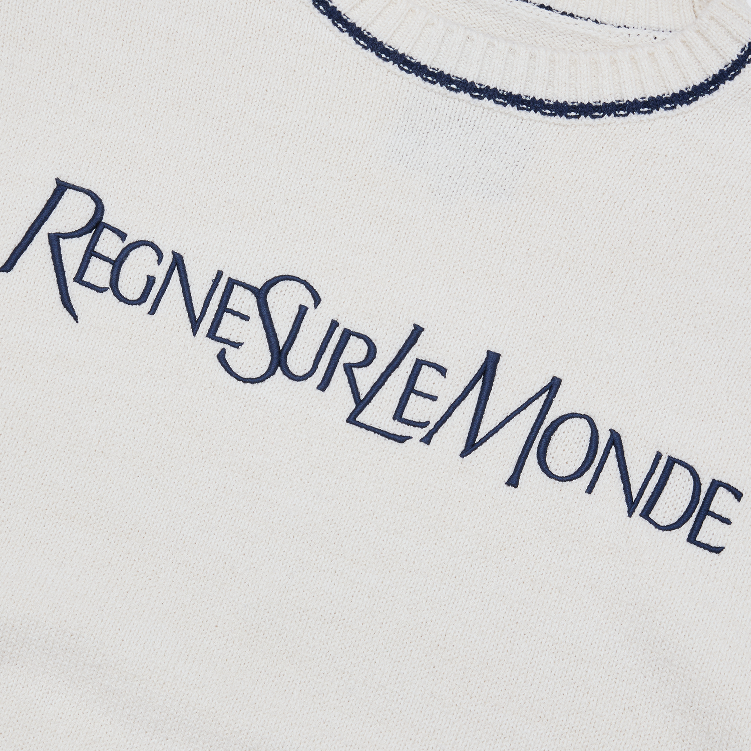 RSLM KNIT CREWNECK [CREAM] CRTZRTW