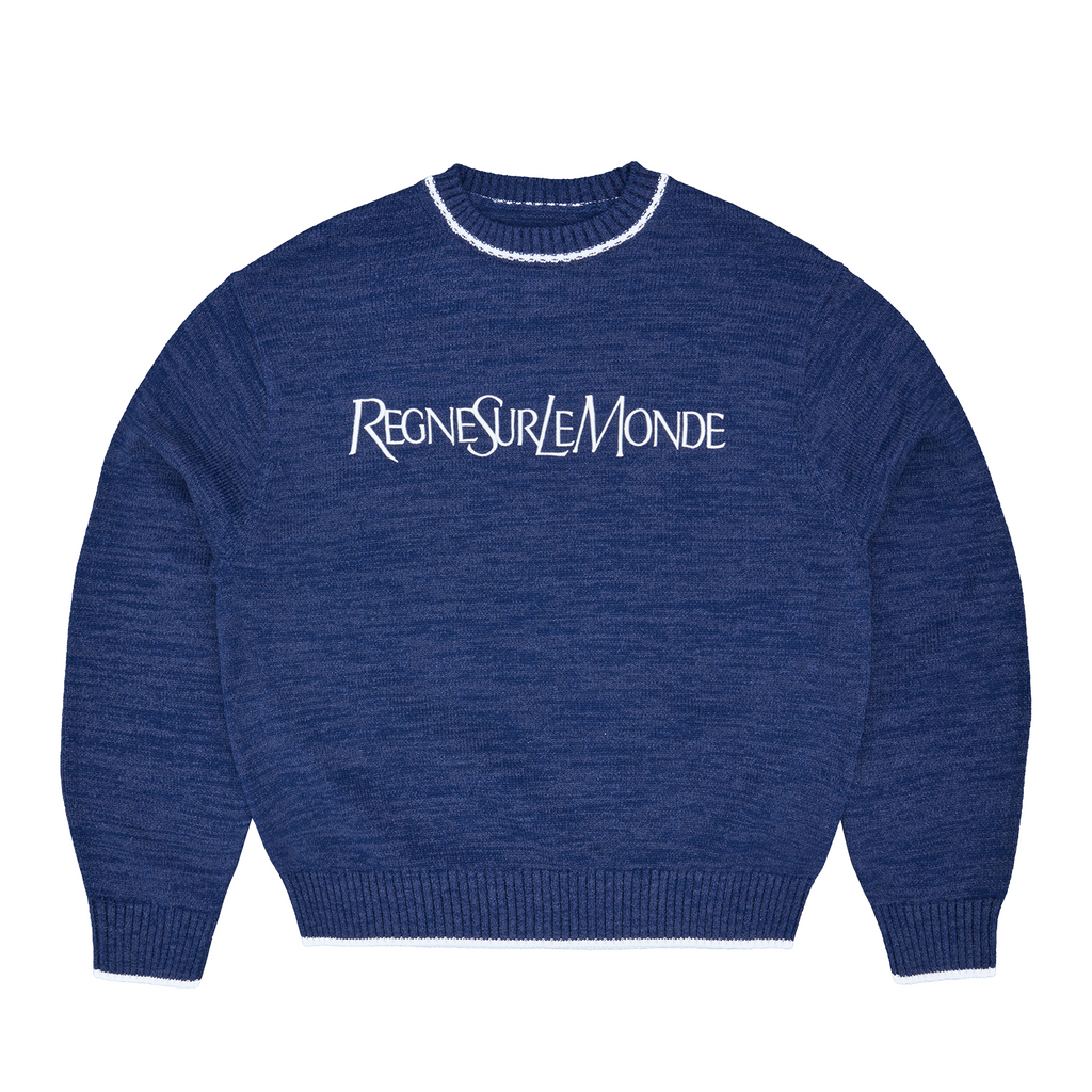 RSLM KNIT CREWNECK [NAVY] CRTZRTW