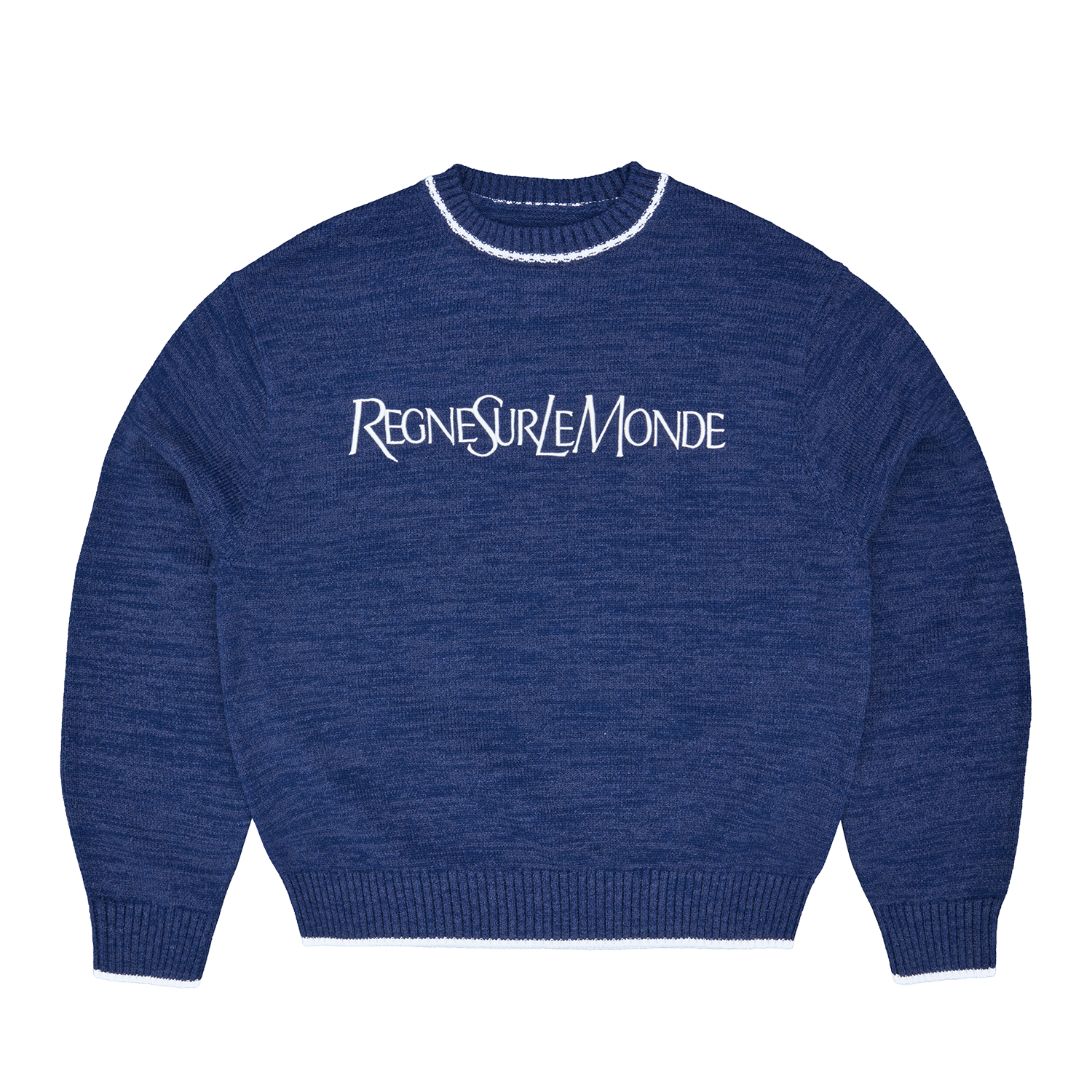 RSLM KNIT CREWNECK [NAVY] CRTZRTW