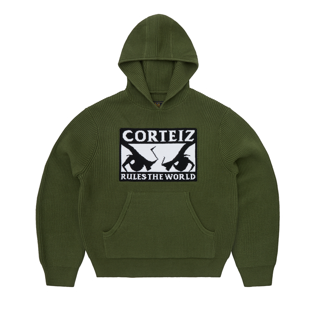 HUEY KNIT HOODIE [OLIVE] CRTZRTW