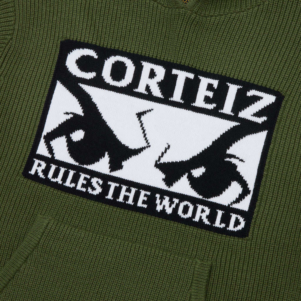 HUEY KNIT HOODIE [OLIVE] CRTZRTW