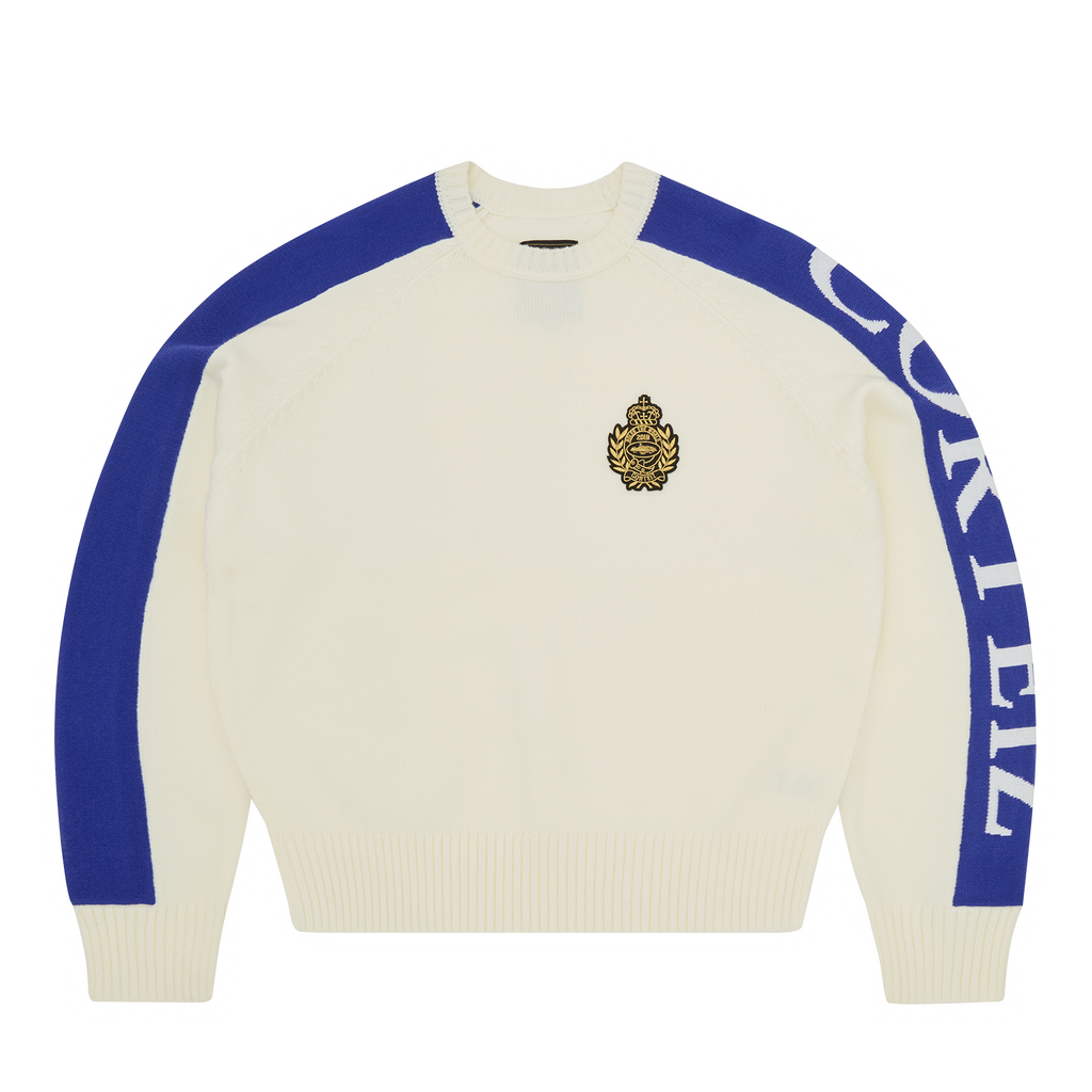 VVS PANEL KNIT SWEATER [CREAM] CRTZRTW