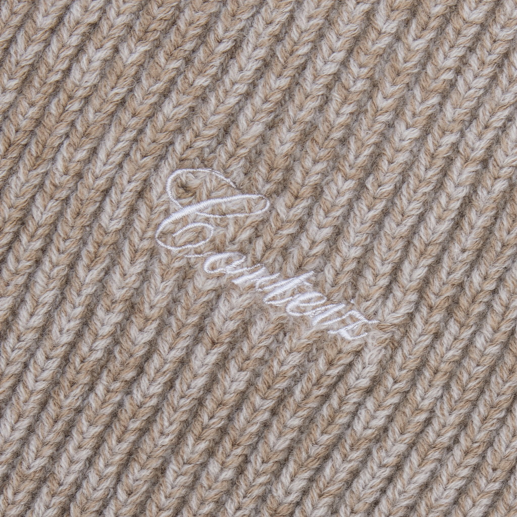 SCRIPT POCKET KNIT SWEATER [OATMEAL] CRTZRTW