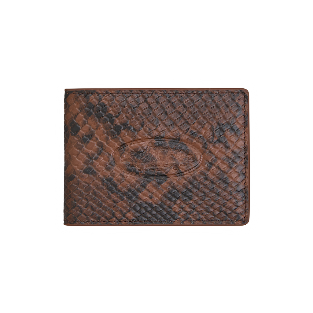 ISLAND LEATHER CARD HOLDER [BROWN SNAKE] CRTZRTW