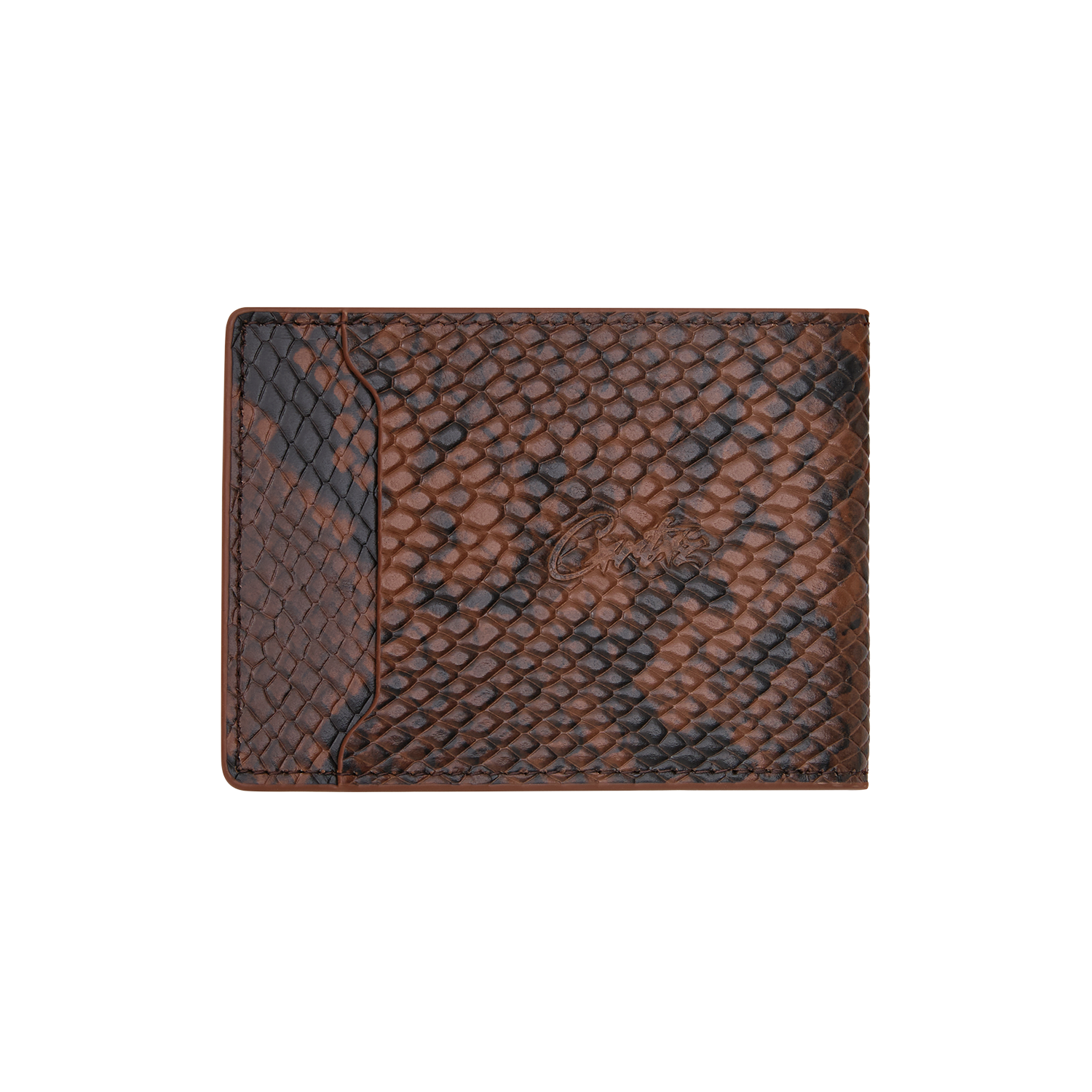 ISLAND LEATHER CARD HOLDER [BROWN SNAKE] CRTZRTW