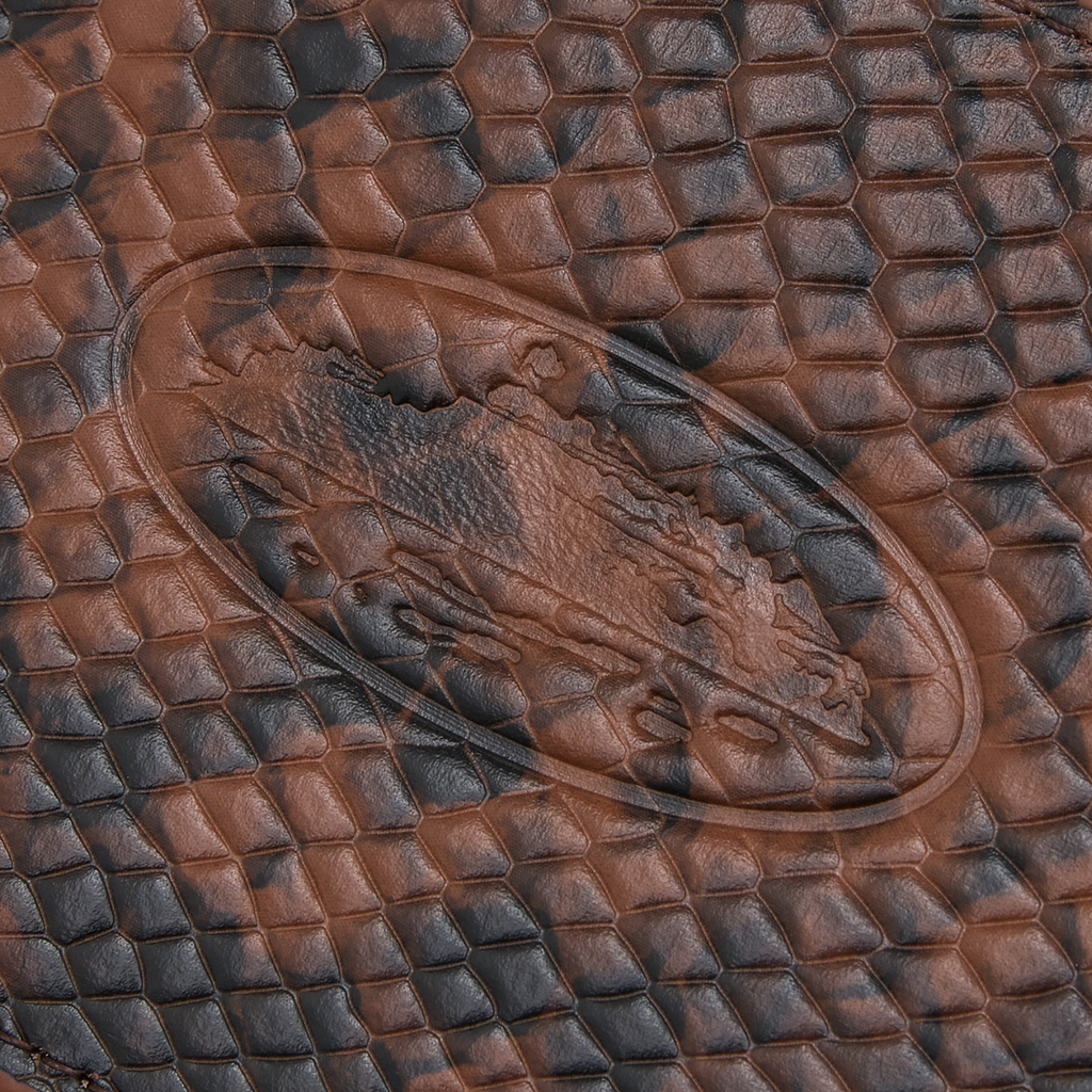 ISLAND LEATHER CARD HOLDER [BROWN SNAKE] CRTZRTW
