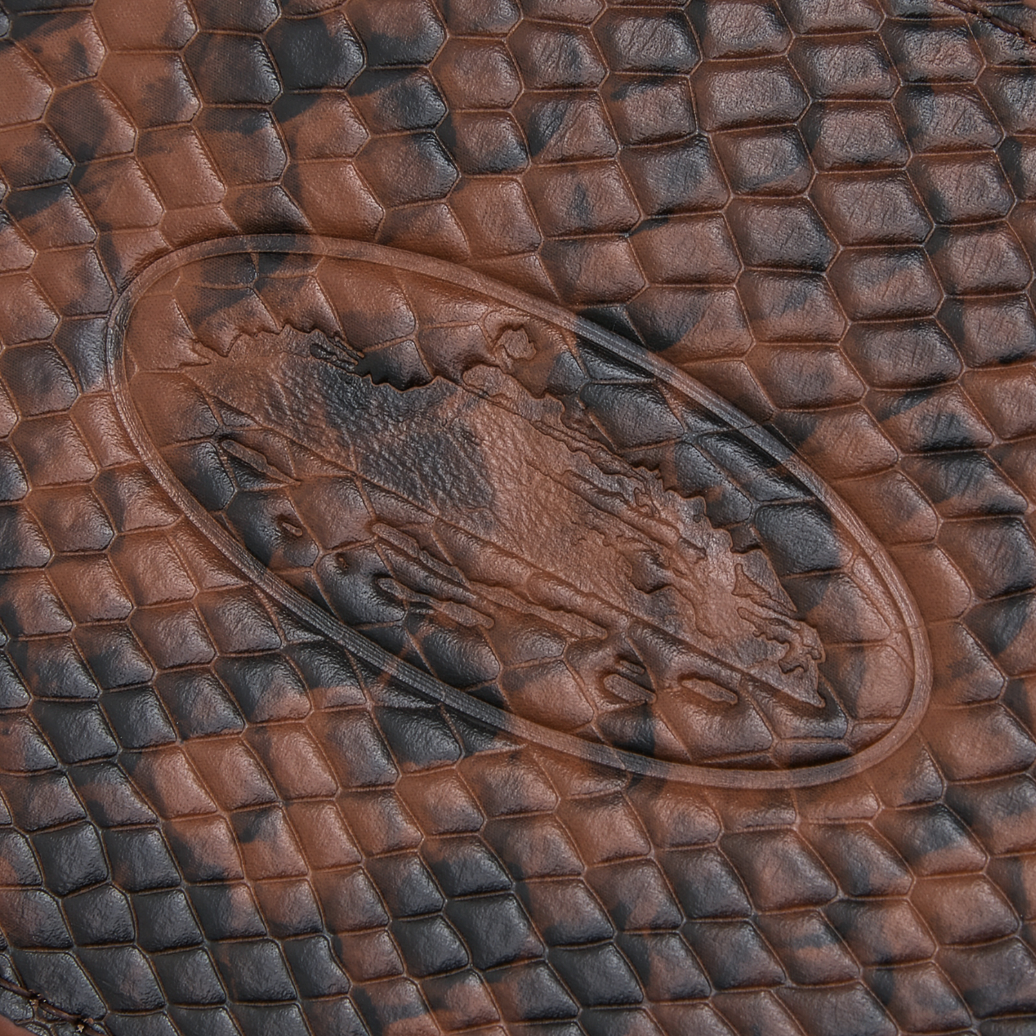 ISLAND LEATHER CARD HOLDER [BROWN SNAKE] CRTZRTW