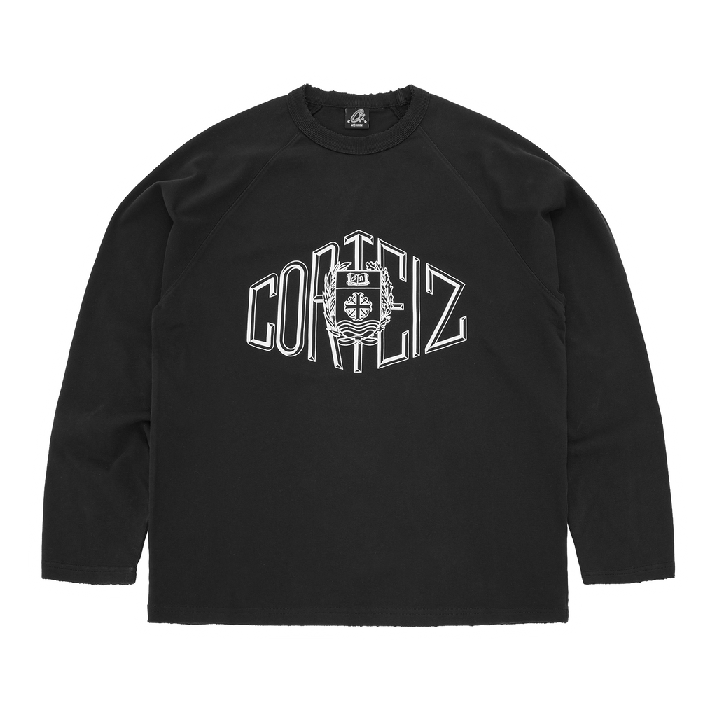 SOPHOMORE RAGLAN LS [BLACK] CRTZRTW