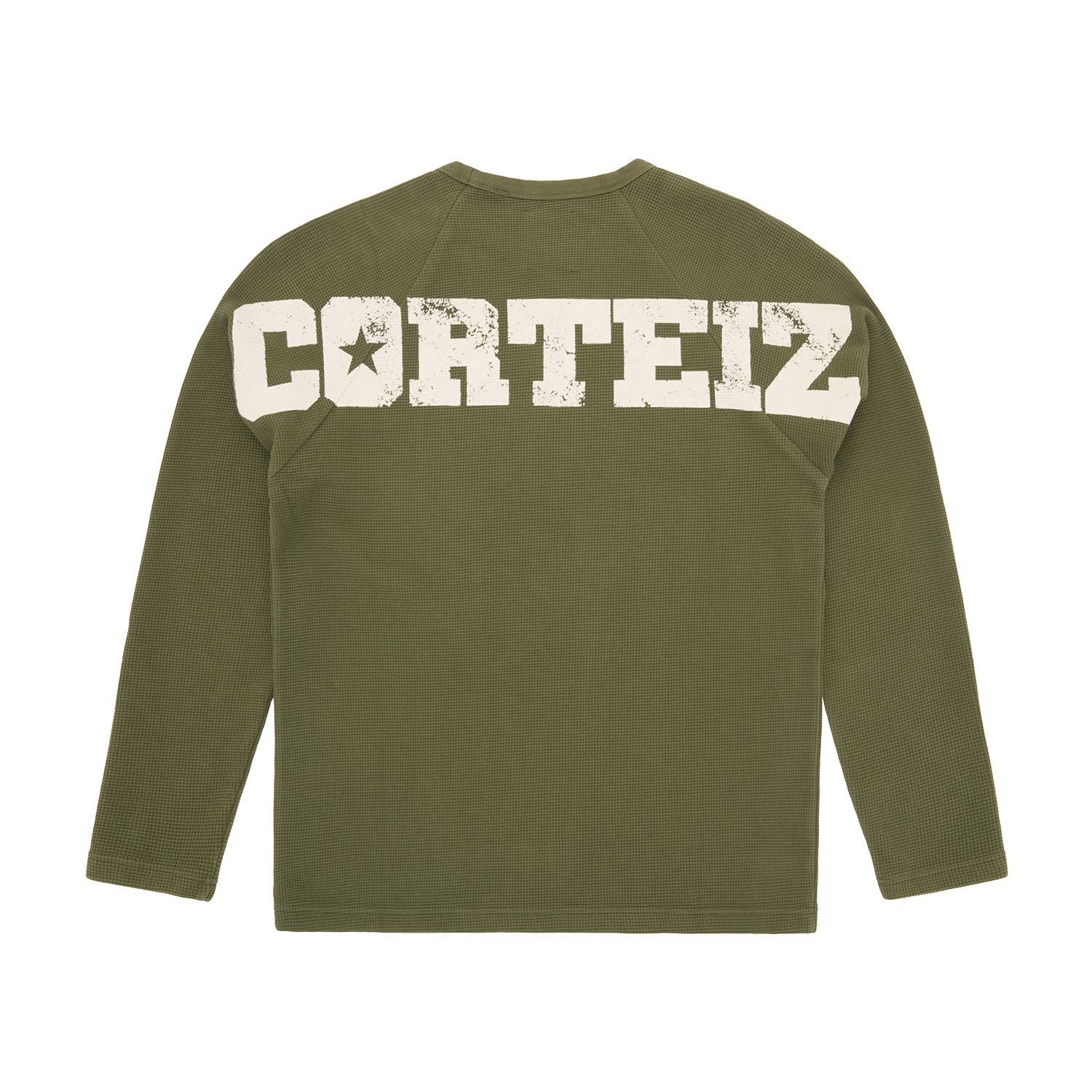 STAR RAGLAN WAFFLE THERMAL [OLIVE] CRTZRTW