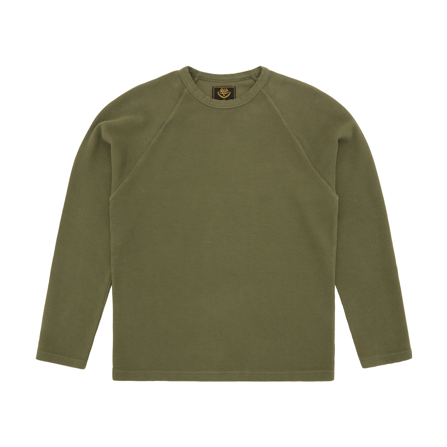 STAR RAGLAN WAFFLE THERMAL [OLIVE] CRTZRTW