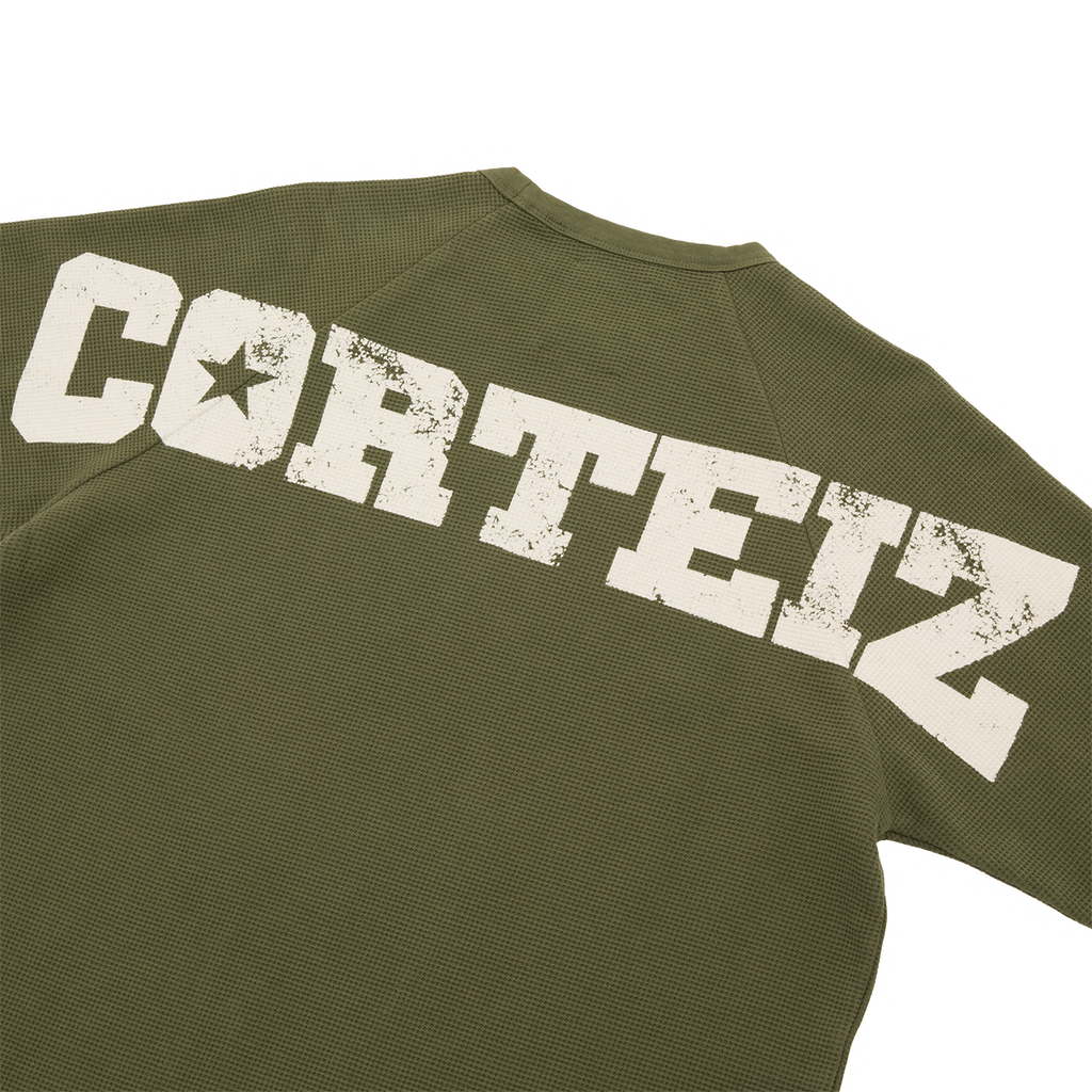 STAR RAGLAN WAFFLE THERMAL [OLIVE] CRTZRTW