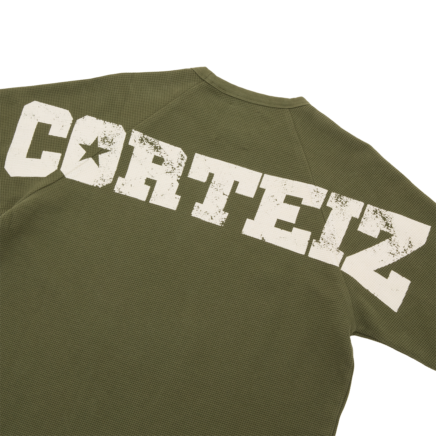 STAR RAGLAN WAFFLE THERMAL [OLIVE] CRTZRTW