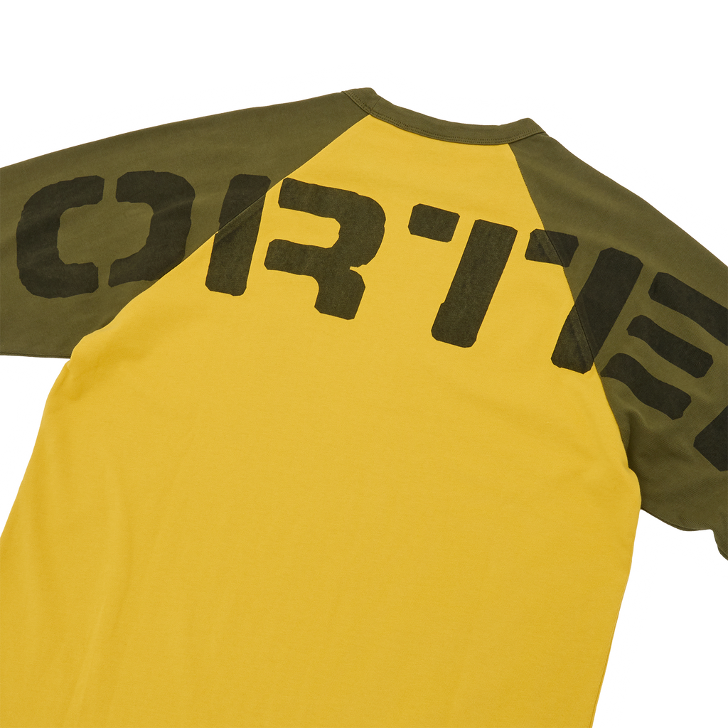 STENCIL RAGLAN LS [GOLD/OLIVE] CRTZRTW
