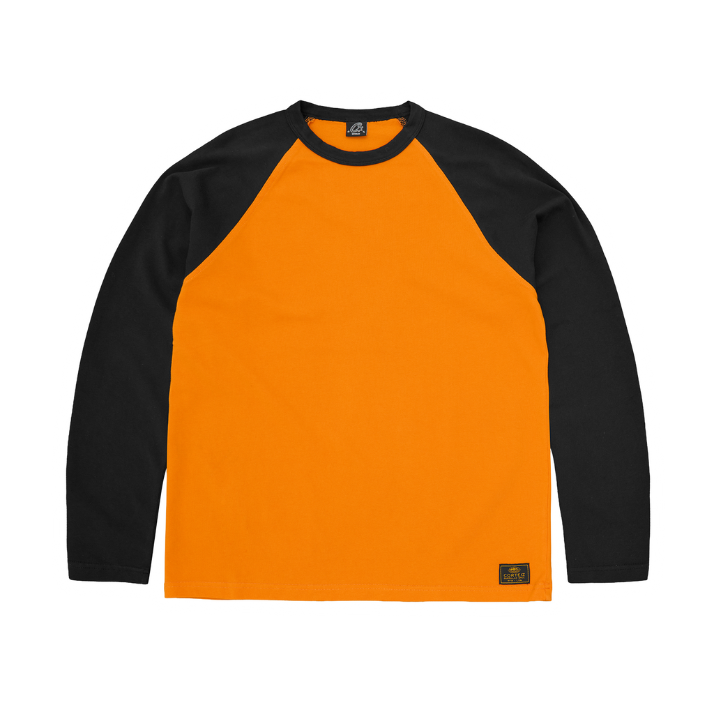 STENCIL RAGLAN LS [ORANGE/BLACK] CRTZRTW